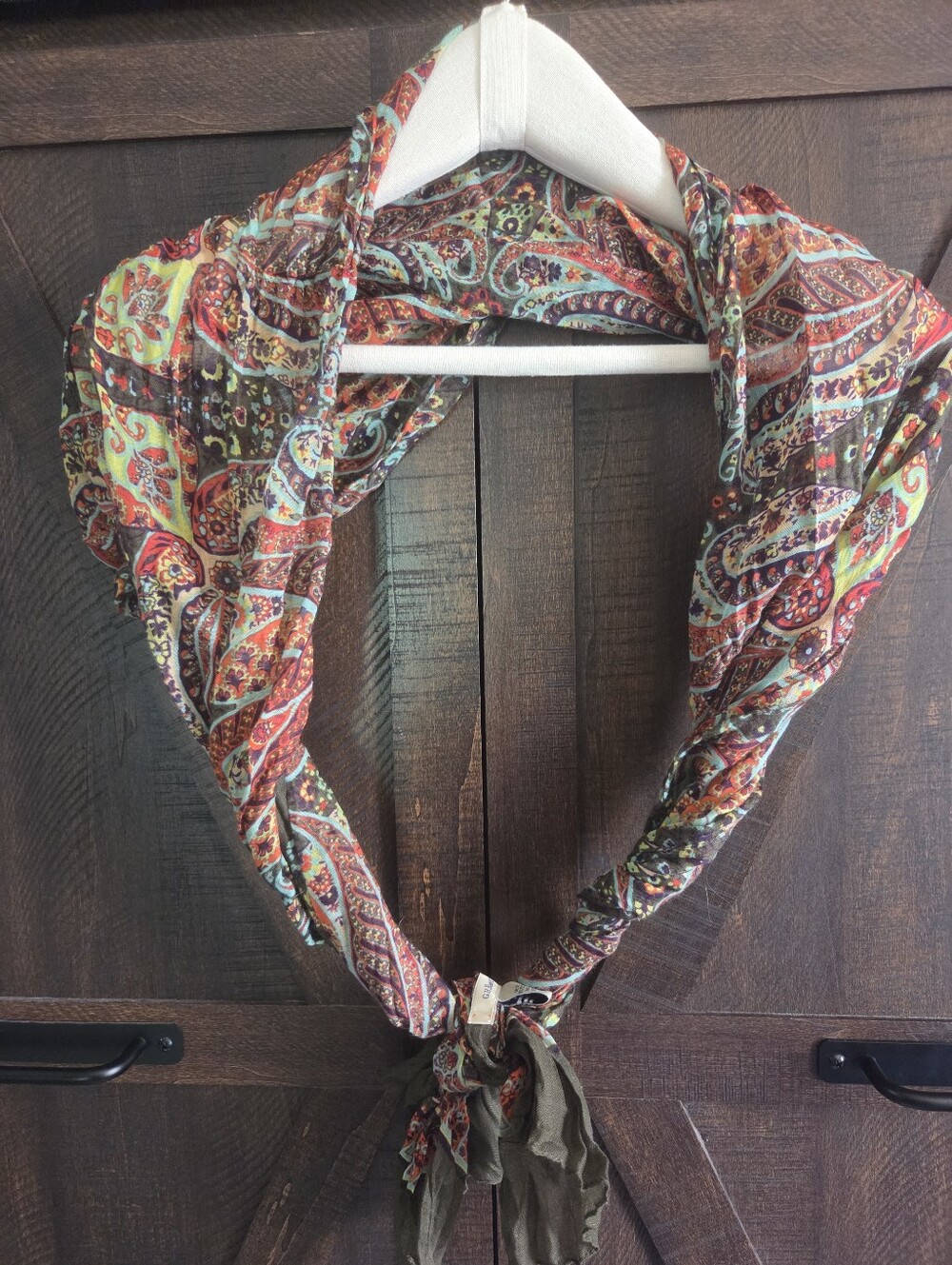 G.H. Bass Paisley Multicolor Lightweight Women's Scarf